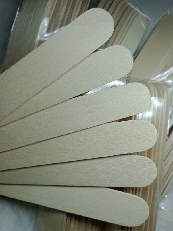 Paleta de Madera para Cera Depiladora x10