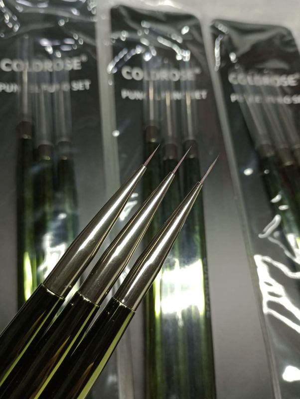 Pinceles Liner x 3u Cherimoya