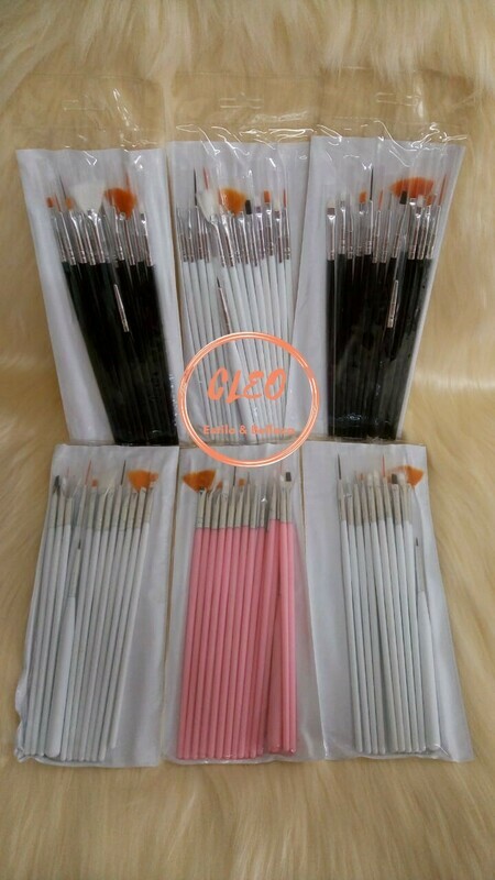 Pinceles x15 Nail Art Decoracion Uñas Manicuria