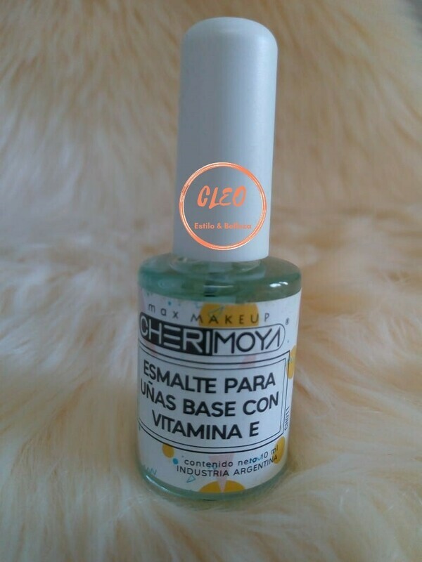 Esmalte Base Para Uñas Con Vitamina E Cherimoya 10 Ml