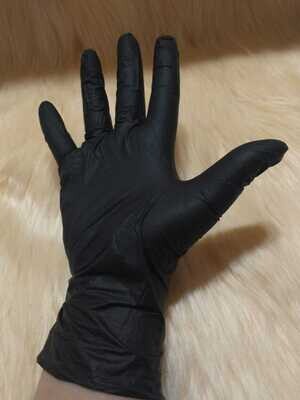 Guantes Nitrilo Negros por par. XS/S/M/L/XL