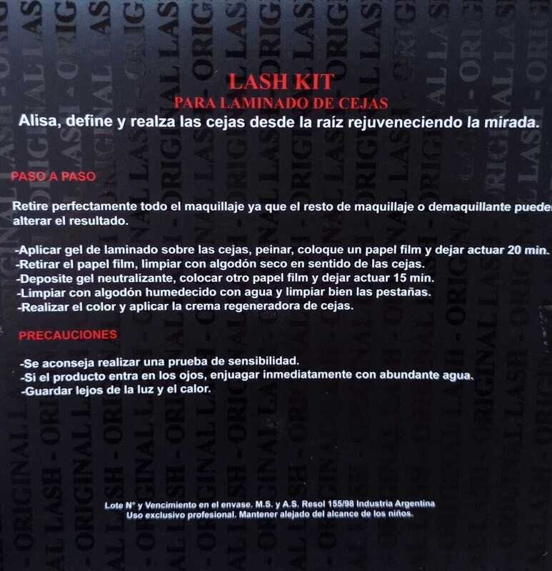 Kit Para Laminado de Cejas de Lash