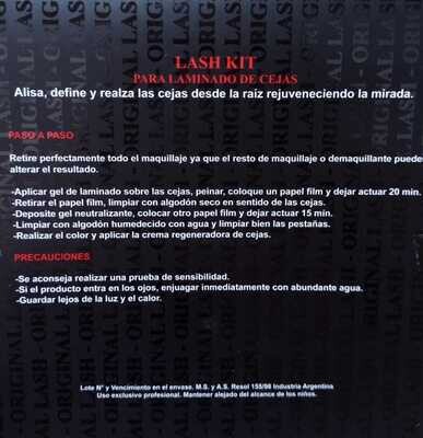 Kit Para Laminado de Cejas de Lash