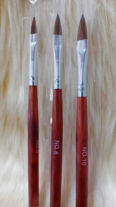 Pinceles en Almendra N°6, 8, 10