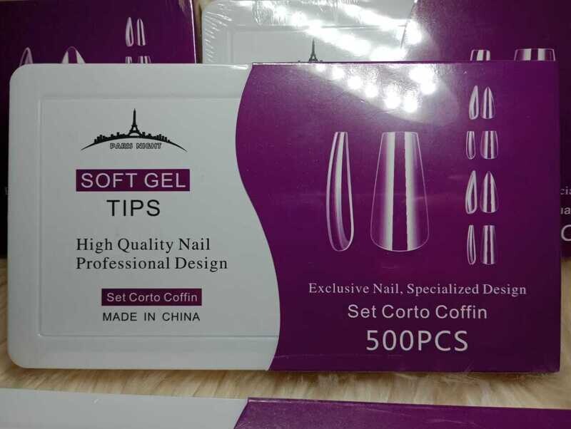 Tips Paris Night Soft Gel Cajax500u  (Cortos)