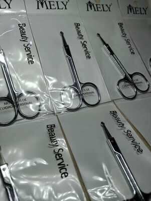 Tijera para Cutículas Punta redonda  Mely