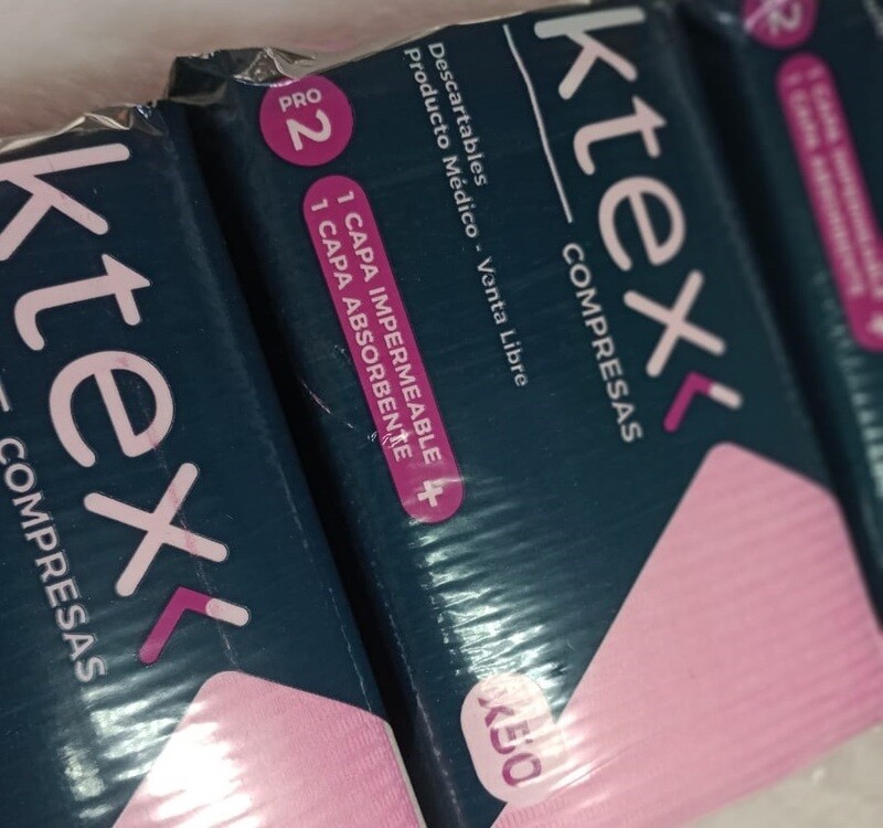 Compresas Rosas x 50u