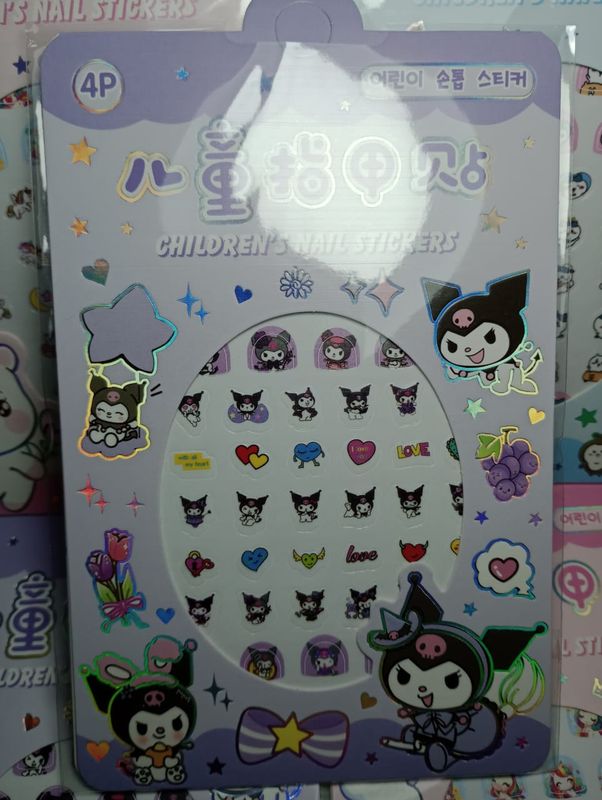 Sticker uñas Niñas x 4 planchas