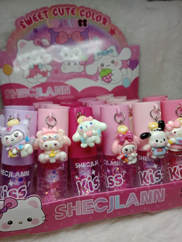 LipGloss de Hello Kitty y Sus Amigos con Aplicador Ancho