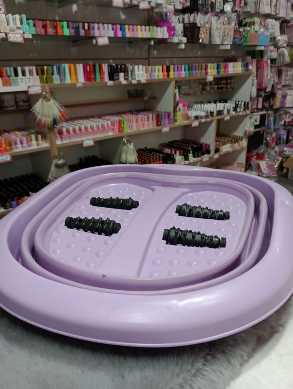 Bacha de Pies Portatil con Masajeadores