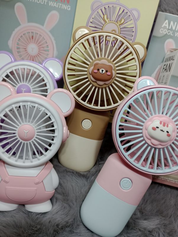 Ventilador Recargable con Diseños Ositos