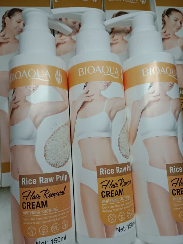 Crema Depiladora Corporal de Arroz BioAqua