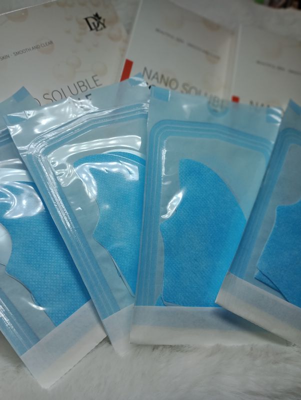 Mascarila en Laminas de Colageno, Nano Soluble Collagen Film x1Unidad