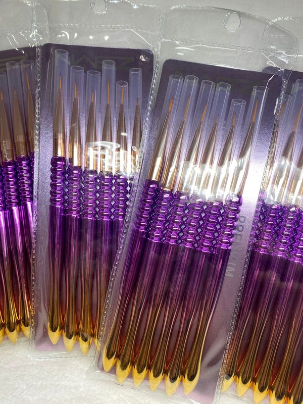 Set Pinceles Liner x 6u Naez