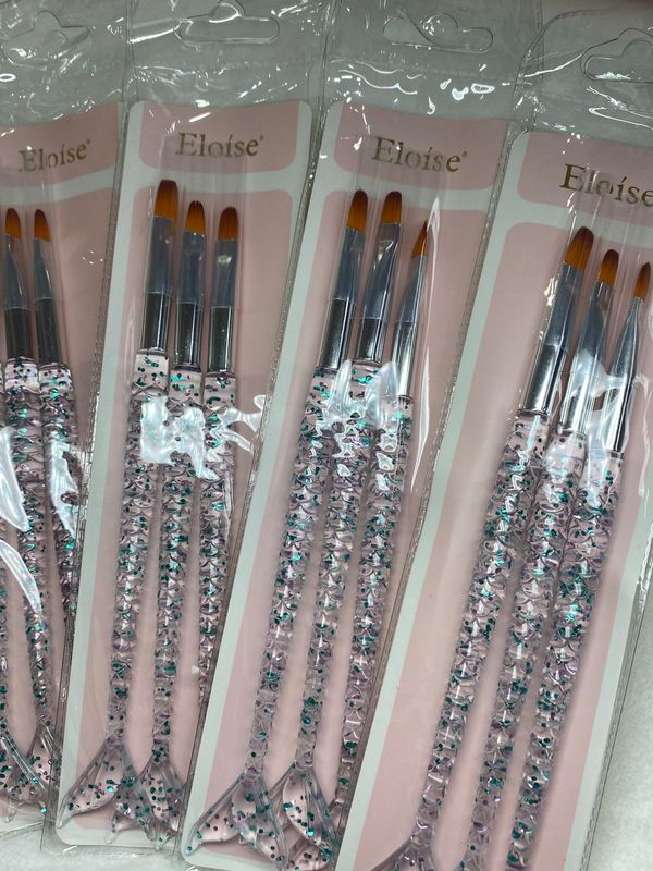 Set de Pinceles x 3u Leng. de gato/ Sirena