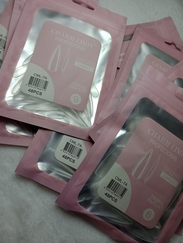Tips de Gel por Numero de Charm Limit 48pcs, (Consultar Numeros)