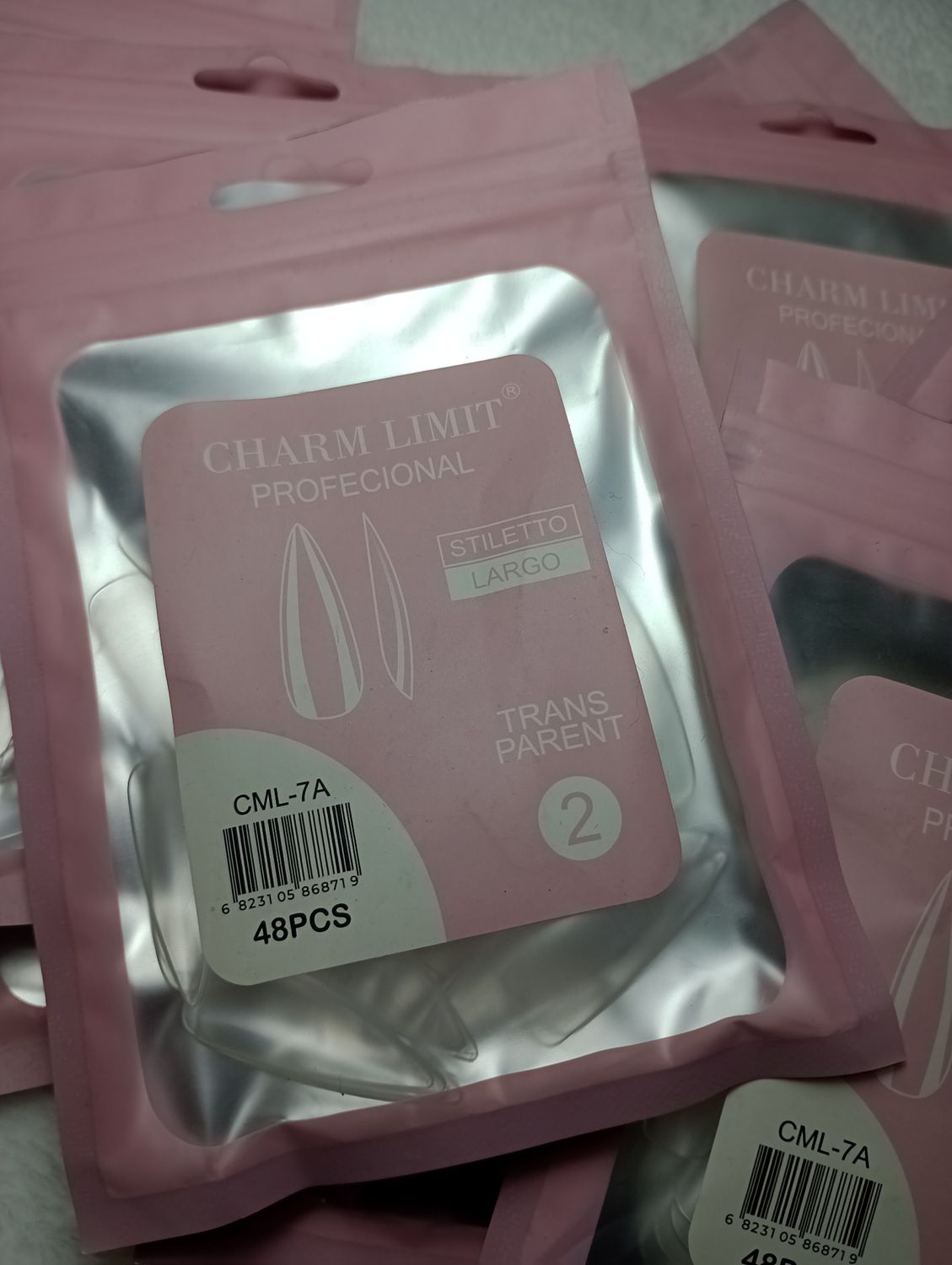Tips de Gel por Numero de Charm Limit 48pcs, (Consultar Numeros)