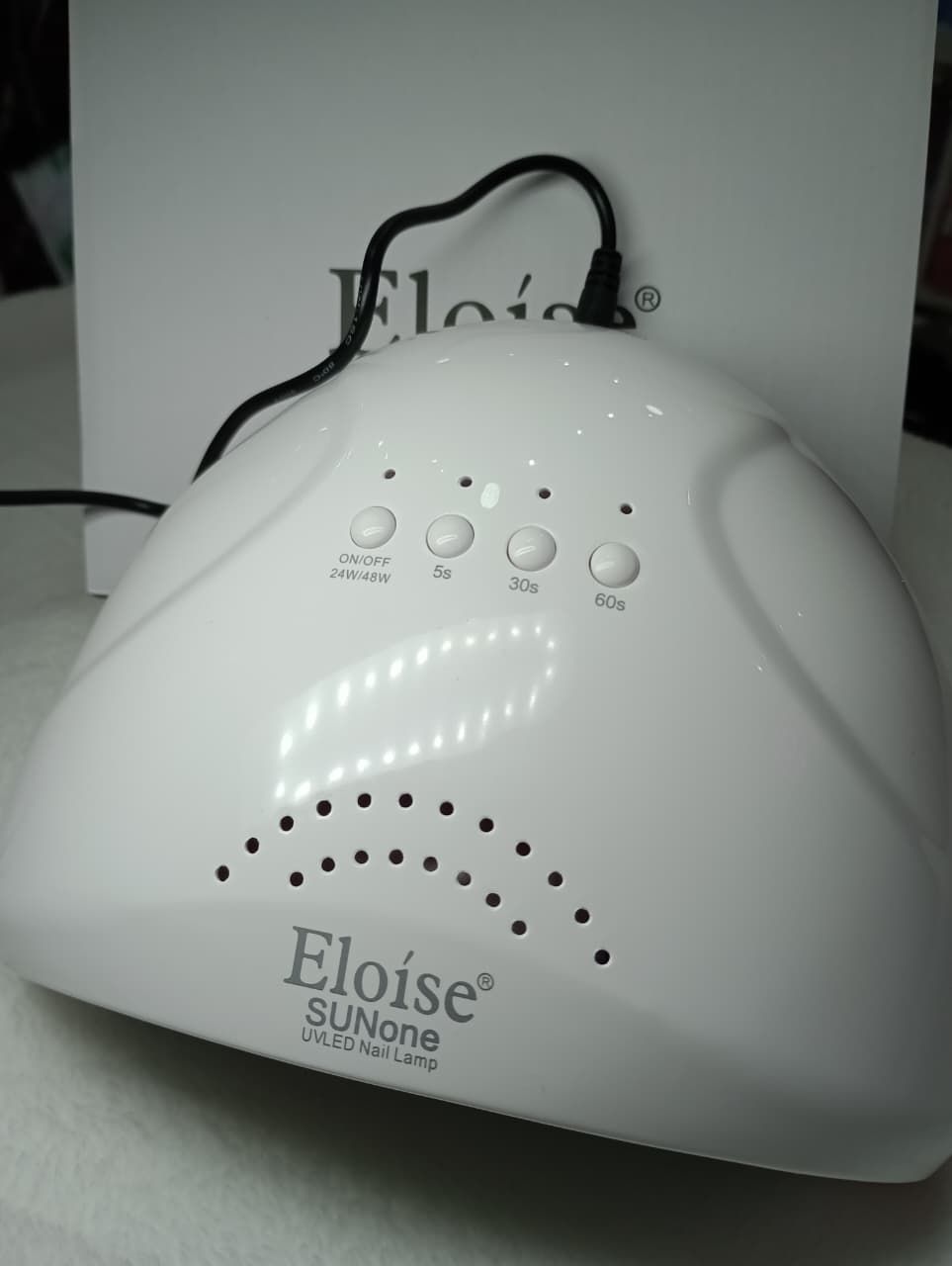 Cabina Uv/Led Eloise 48Watts con Base Metalizada