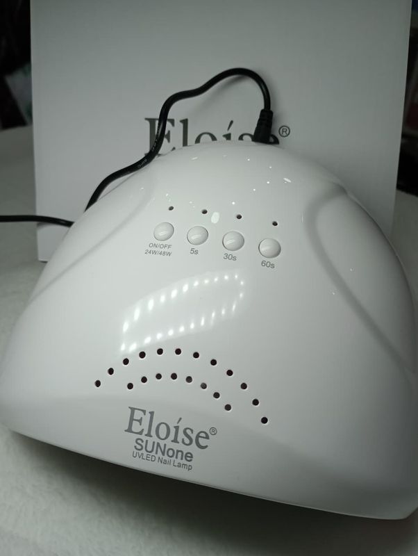 Cabina Uv/Led Eloise 48Watts con Base Metalizada