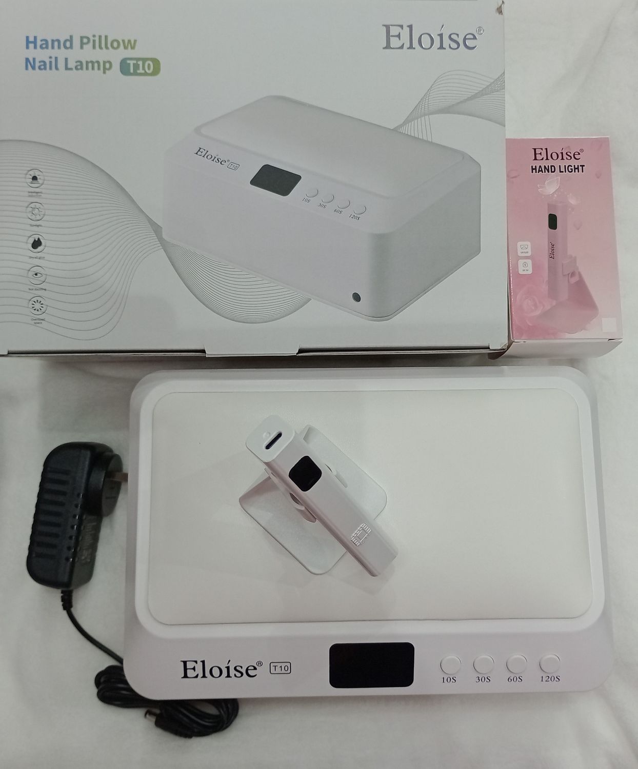 Cabina Uv/Led Eloise 80Watts con Apoya Manos + Linterna de REGALO