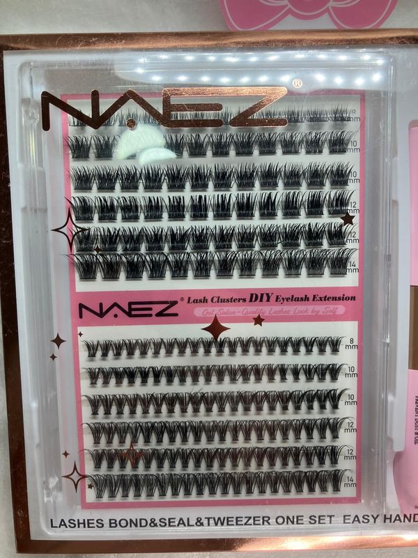Pestañas Postizas NAEZ DIY + Pegamento + Sellador + Removedor