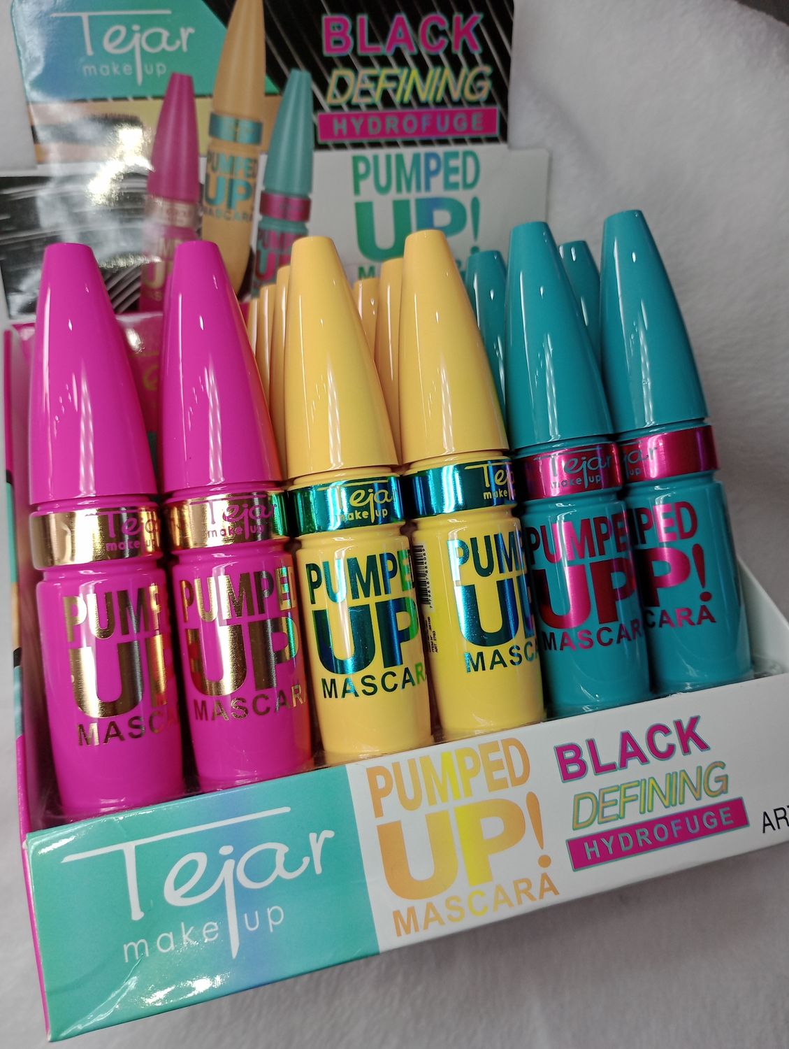 Rimel/Mascara de Pestaña Pumped Up! Waterproof Tejar