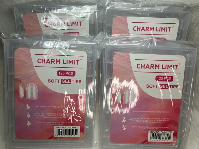 Tips de Gel Cortos de Charm Limit 120PCS