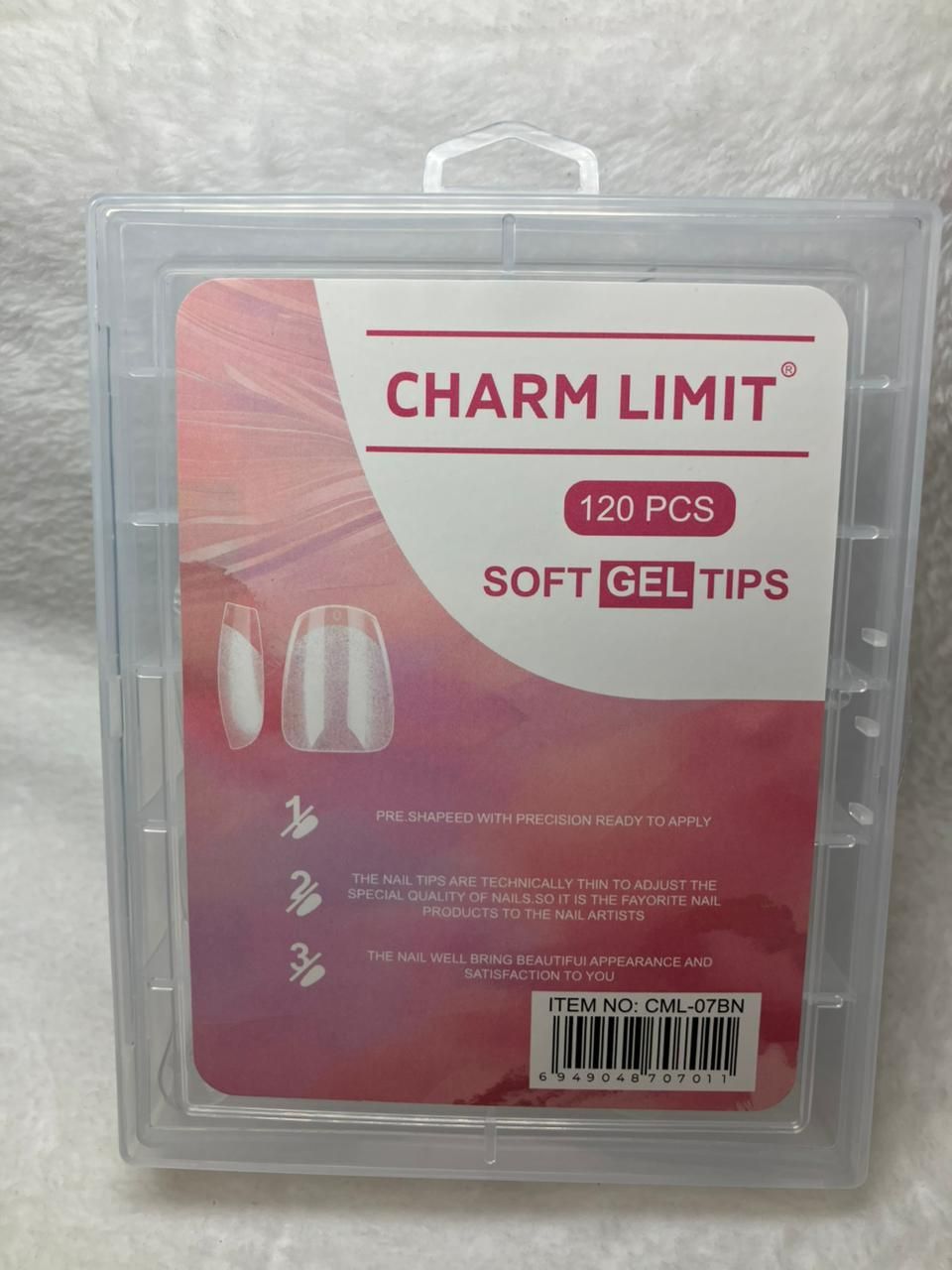 Tips de Gel Cortos de Charm Limit 120PCS
