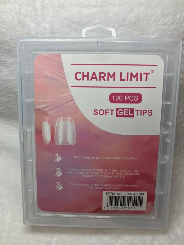 Tips de Gel Cortos de Charm Limit 120PCS