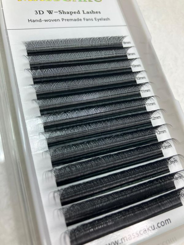Pestañas 3D Clover Black 0.07 d MIX Masscaku