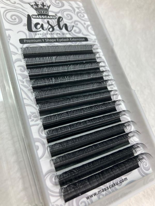 Pestañas 2d Clover Black YY0.07 d MIX Masscaku