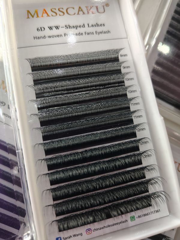 Pestañas 6d Clover Black WW0.07 d MIX Masscaku