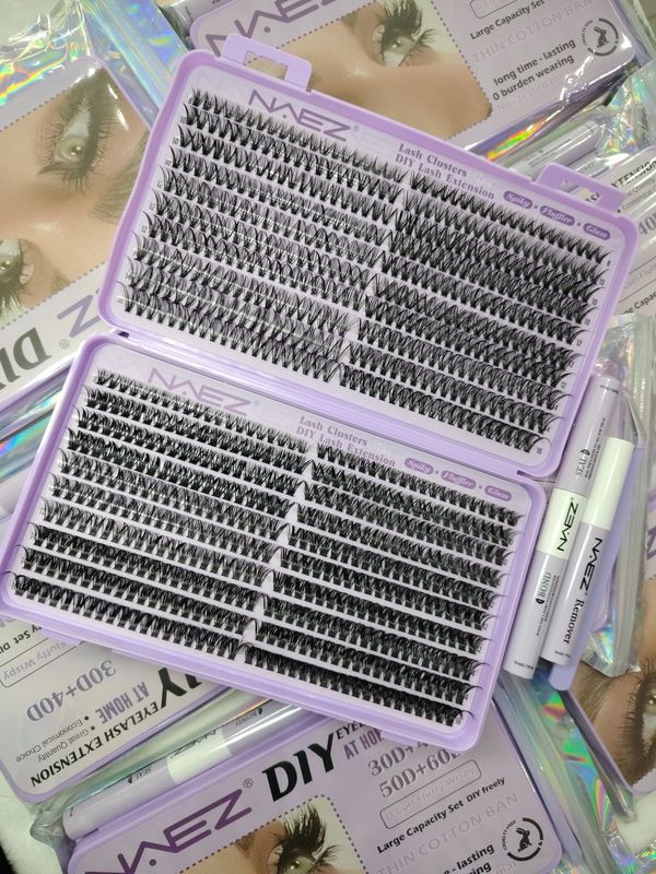 Pestañas en Kit de Extension por Punto DIY 30D+40D/ 30D+40D+50D+60D