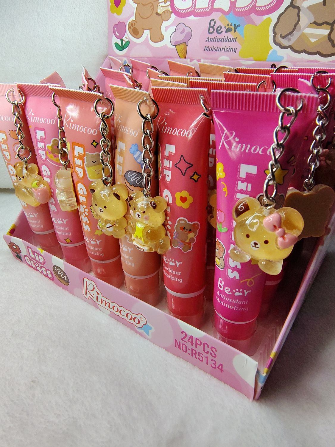 Lipgloss en Pomo de Osito Rimocco