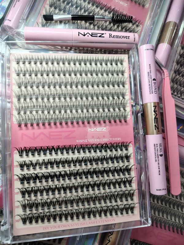 Kit Pestañas Postizas por Punto 20D+30D 0.07 MIX