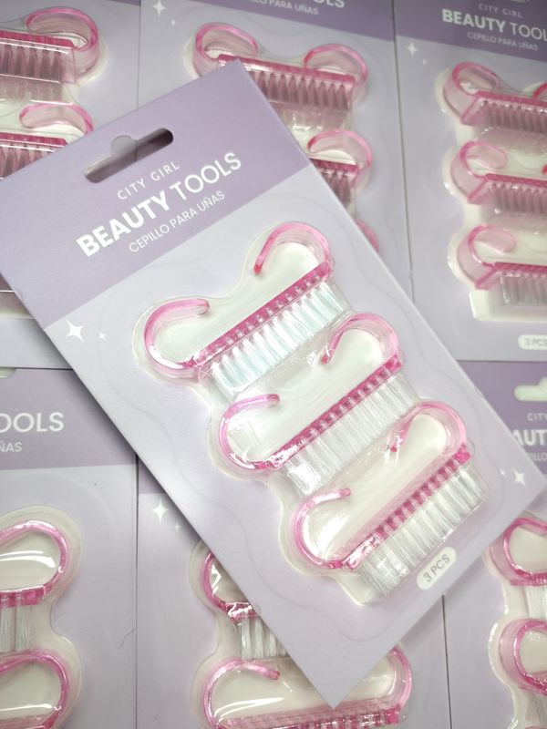 Cepillos x3 de Cerdas Duras de City Girl