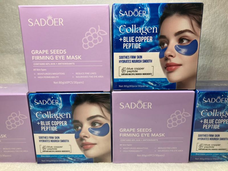 Mascarillas hidratante para el contorno de ojos Sadoker 60pcs
