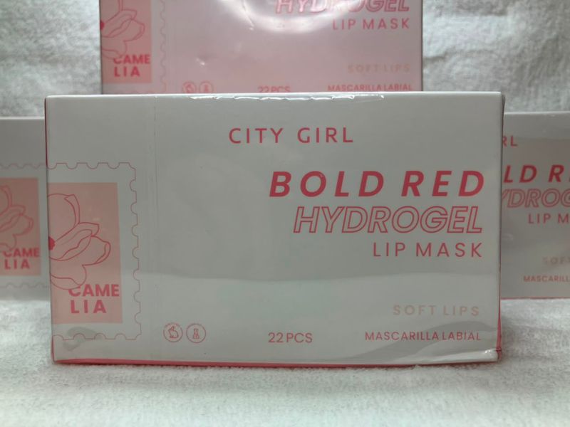 Mascarillas hidratante para labios de hidrogel de City Girl 22pcs