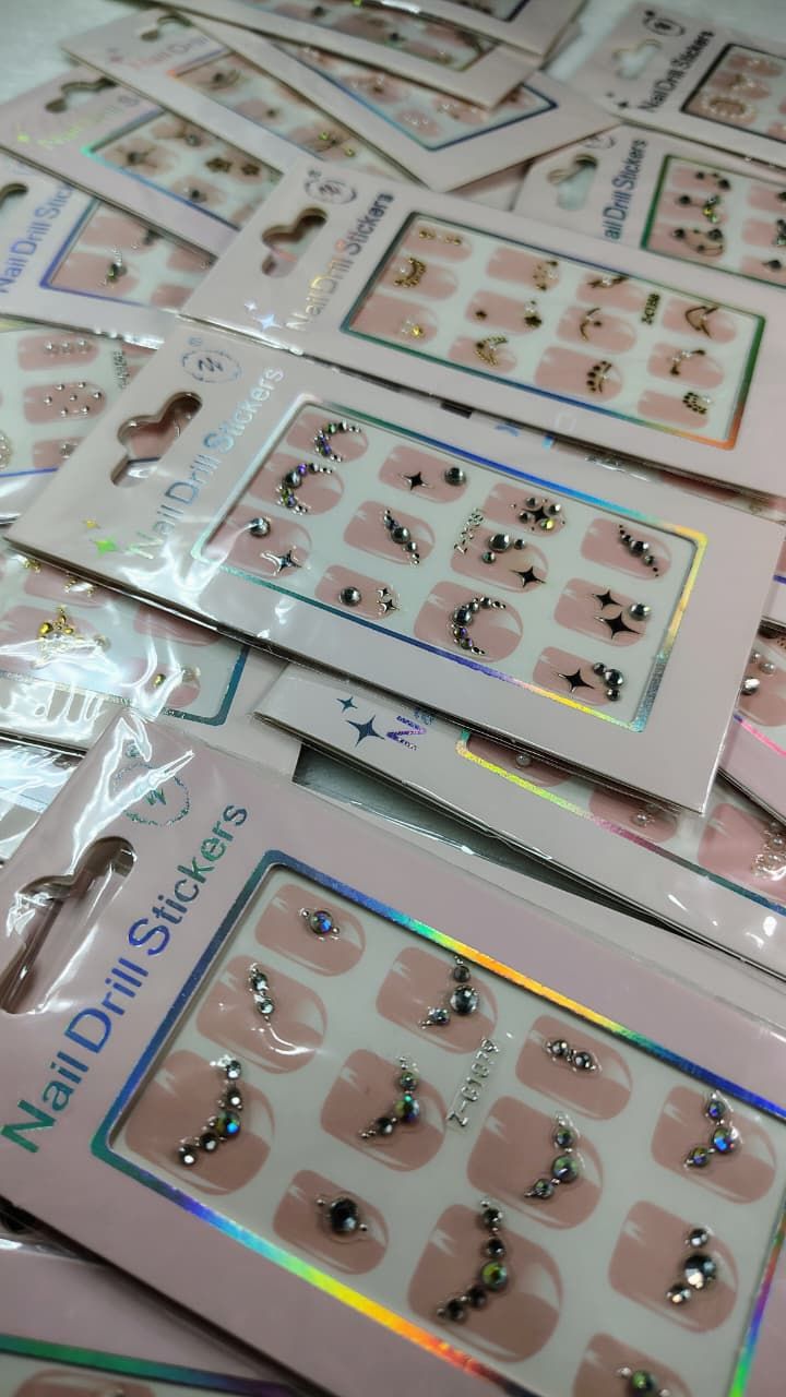 Stickers nail drill
