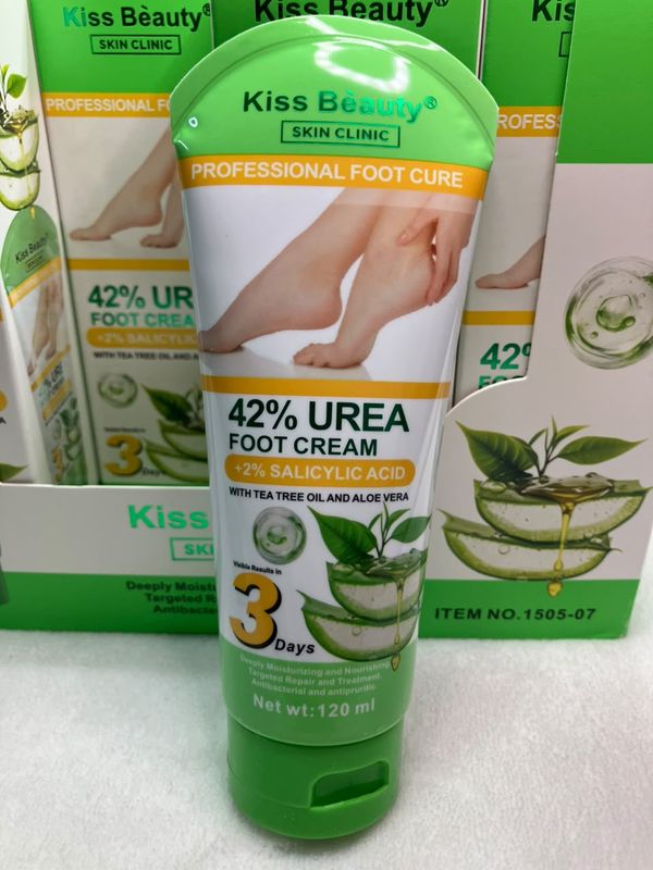 Crema para pies kiss beauty 42% urea