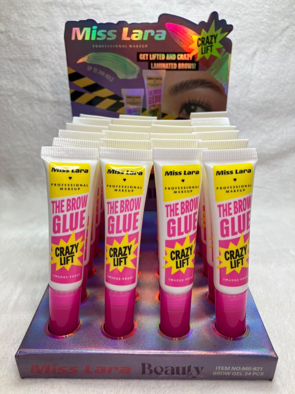 Gel para cejas efecto laminado Miss Lara