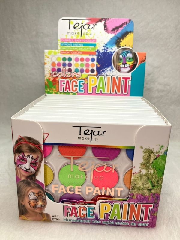 Paleta de maquillaje artistico Tejar redonda