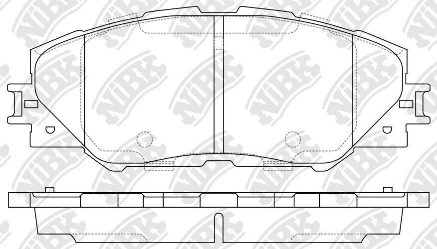 SP2138 NAQIN  BRAKE PADS FRONT