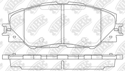 SP2138 NAQIN  BRAKE PADS FRONT