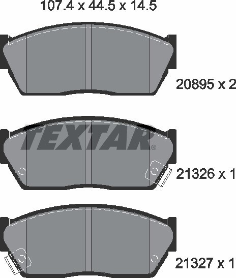 GR187 GRIPP  BRAKE PADS FRONT