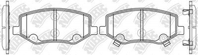 GDB7973 BOSON  BRAKE PADS FRONT