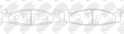 MKD1045S PARTS MASTER  BRAKE PADS FRONT