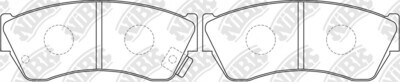 D451 HUARUIFENG  BRAKE PADS FRONT