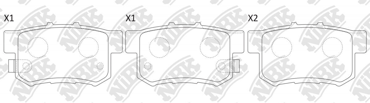 D537 NEW YORK BRAKE PADS REAR