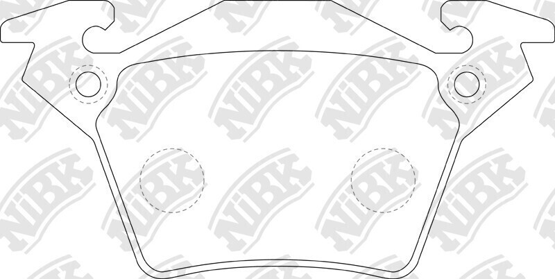 DB1987 CYFC  BRAKE PADS REAR